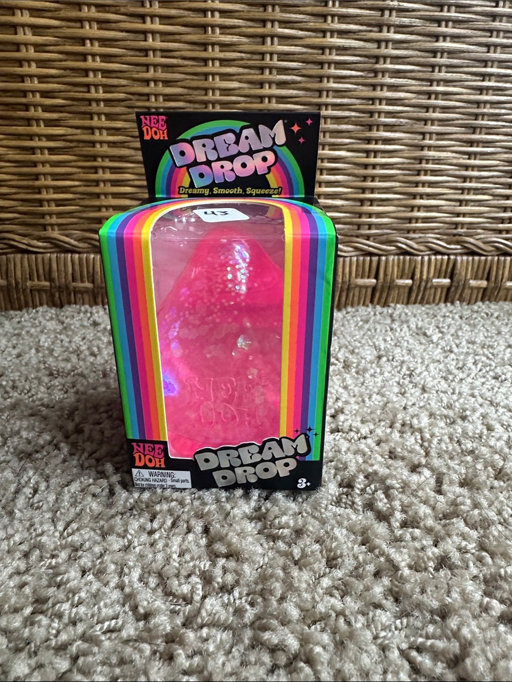Dream Drop Pink Squeeze Toy
